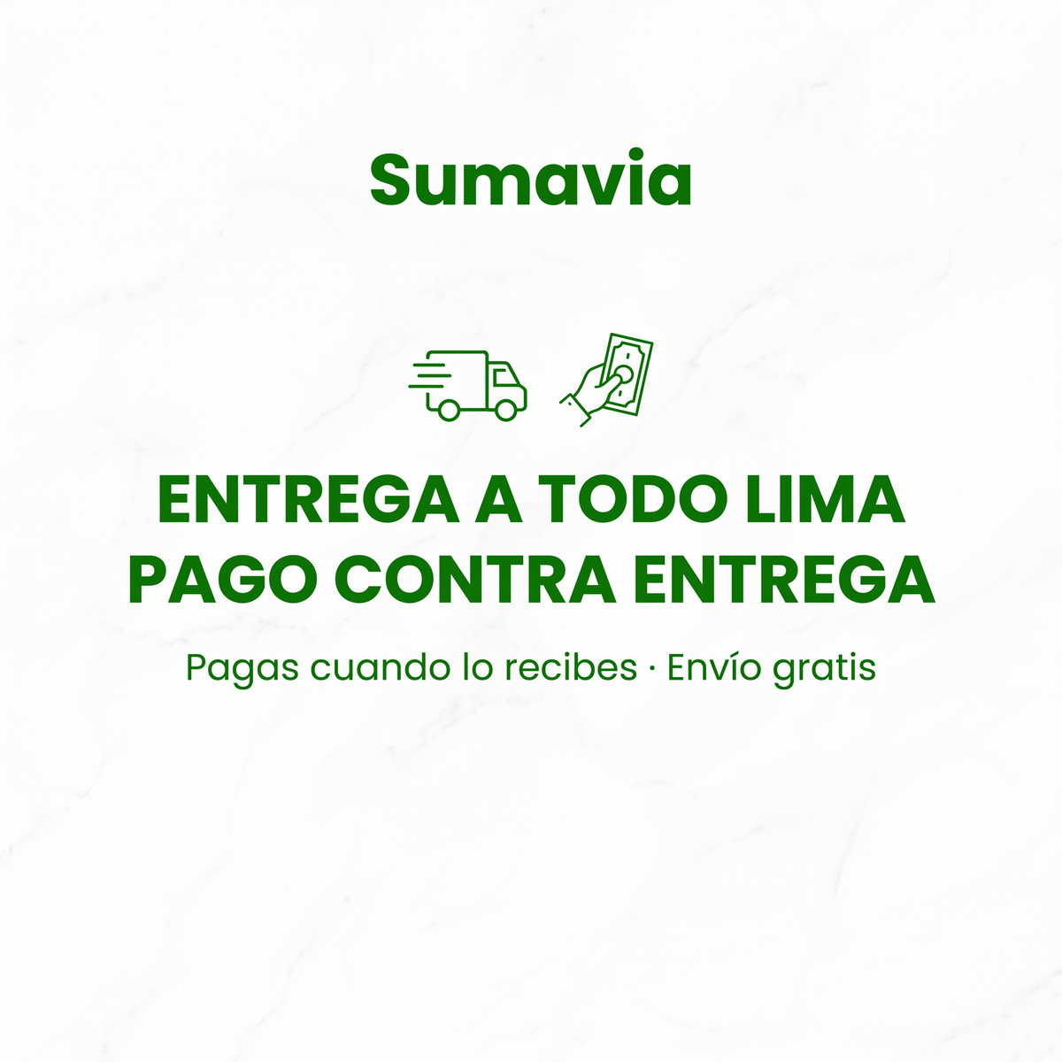 Sumavia: entrega a todo Lima, pago contra entrega y envío gratis